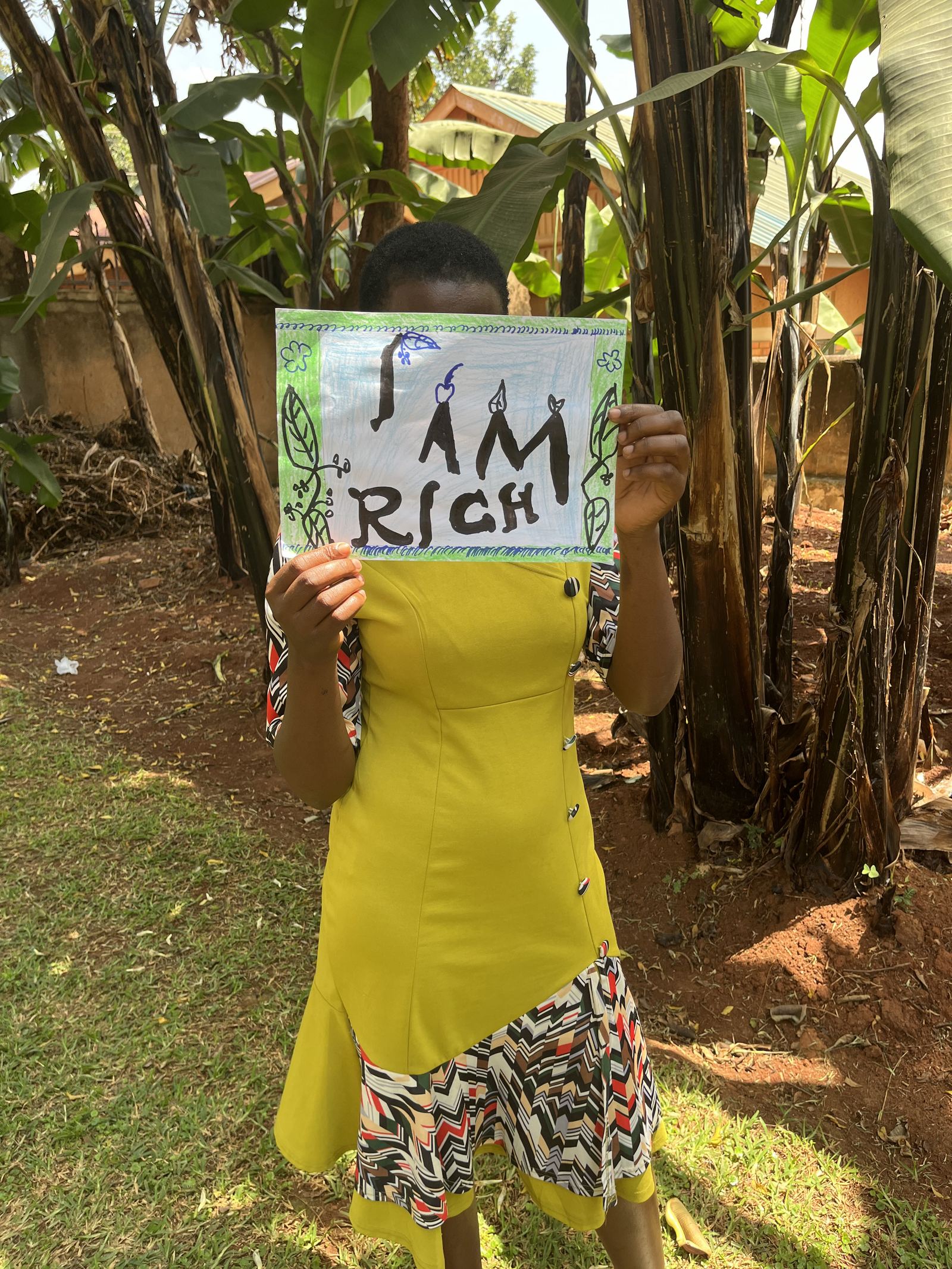 A survivor's affirmation, shared with her identity protected
