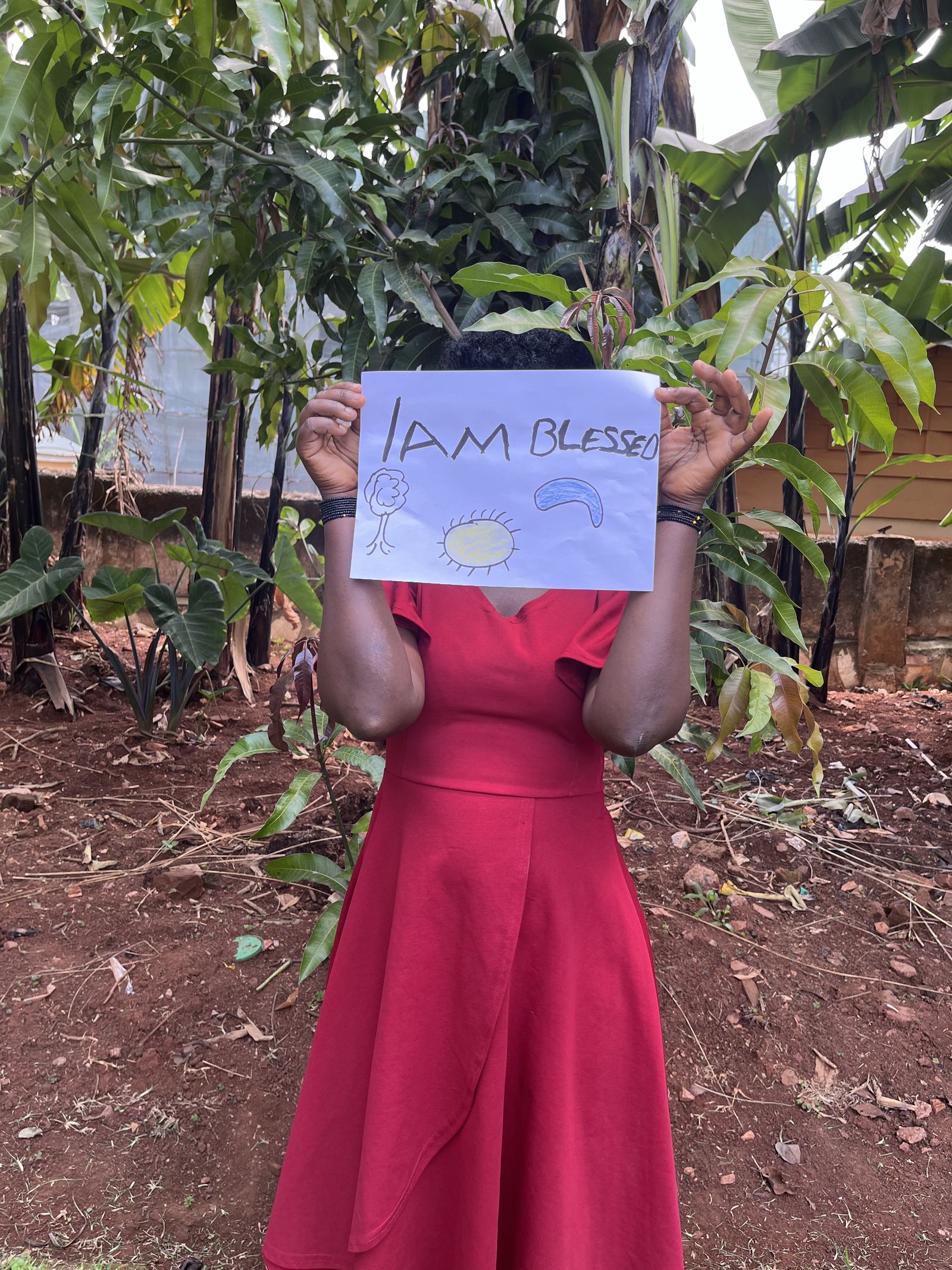 A survivor's affirmation, shared with her identity protected